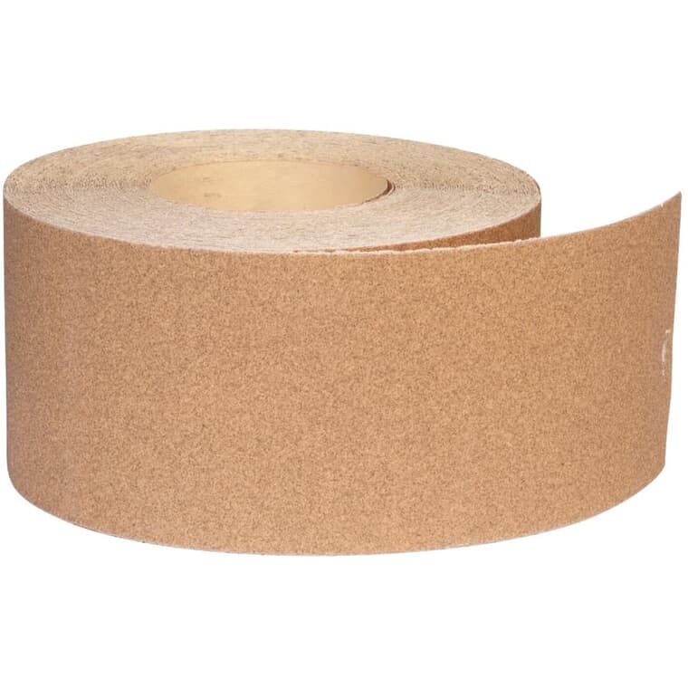 100 Grit Aluminum Oxide Sandpaper Roll - 3-2/3" x 25'
