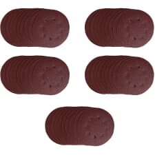 150mm / 6in Sanding Discs KLINGSPOR Hook And Loop 6 Hole Abrasive Pads Grit 40