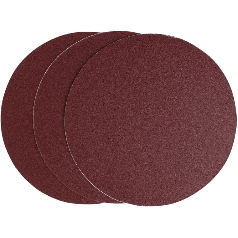 3 Pack 6" 100 Grit Pressure Sensitive Adhesive Sanding Discs