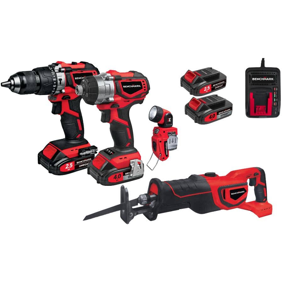 【wqq21111】4点セット BENCHMARK 20V Max Lithium | Home Hardware