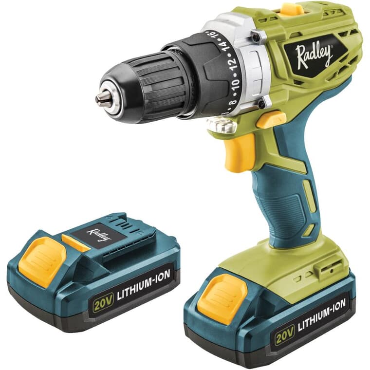 3/8" 20 Volt Max Variable Speed Reverse Lithium-ion Cordless Drill Kit