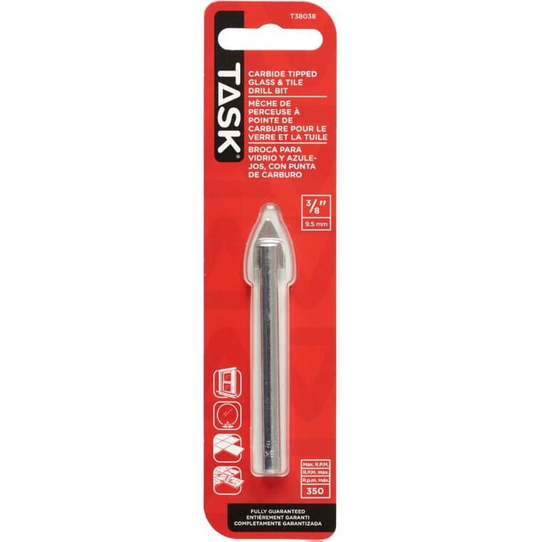 3/8" Glass and Tile Drill Bit