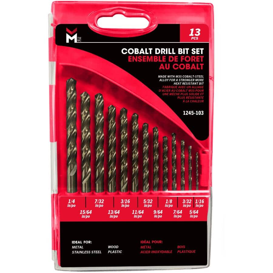 BENCHMARK Cobalt Drill Bit Set | Home Hardware