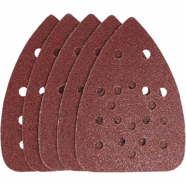 5 Pack 320 Grit Sandpapers 9" X 3.7" Aluminum Oxide Sanding Sheets Hand