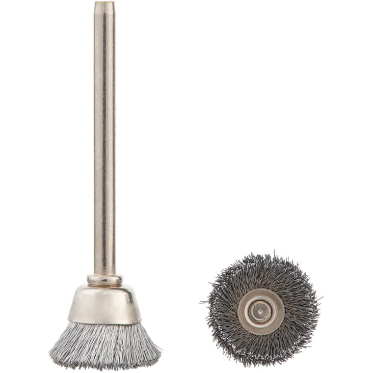 2 Pack Clean and Polish Wire Cup Brushes