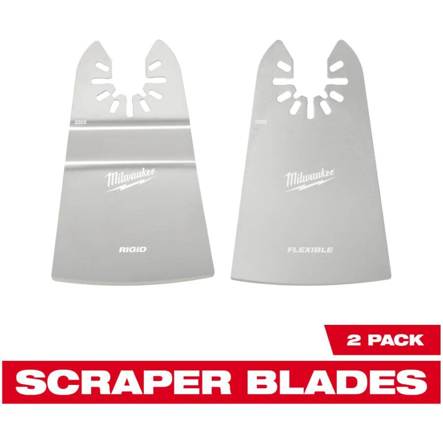 Milwaukee Razor Scraper MILWAUKEE Oscillating Flexible & Rigid Scraper Blades | Home Hardware