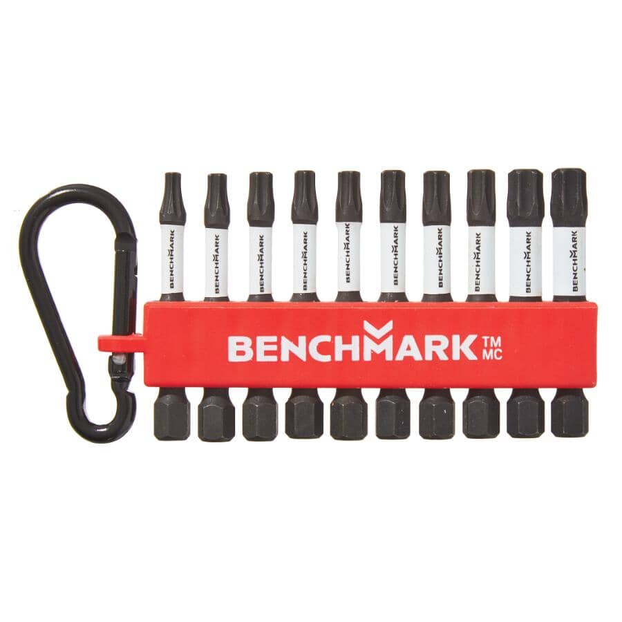 Biters – ST  10\" HORUSDY 11-Piece Tamper Resistant Star Bits, S2 Steel, T7