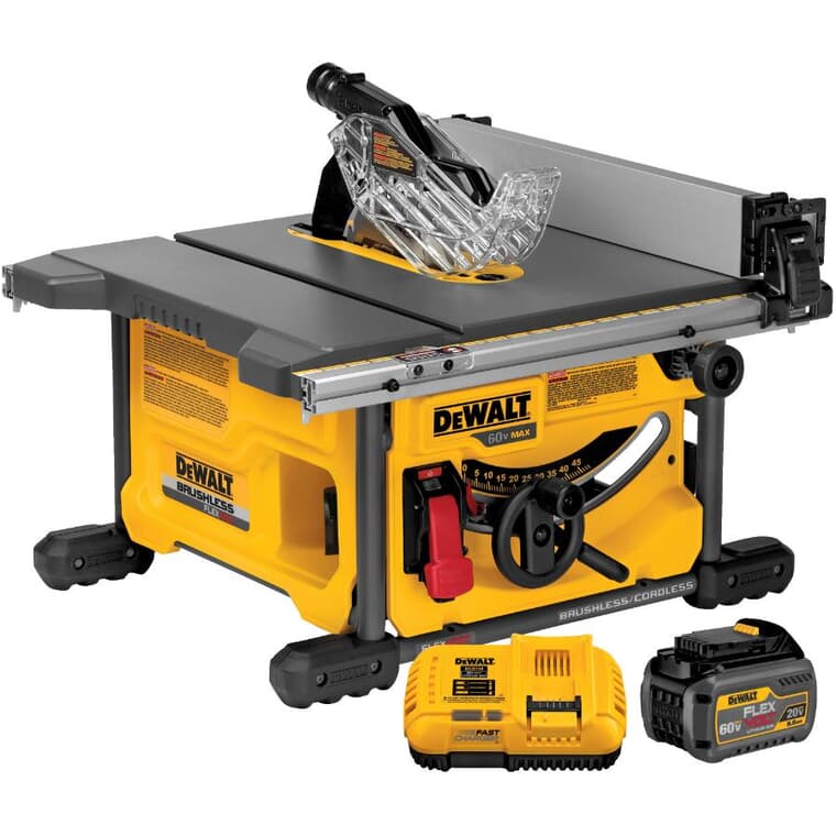 8.25" 60V Table Saw, with Battery + Charger