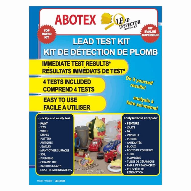 Lead Test Kit - 4 Pieces