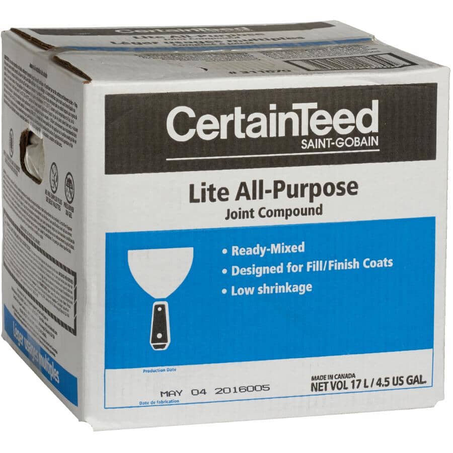 CERTAINTEED:17L Lite All Purpose Joint Compound