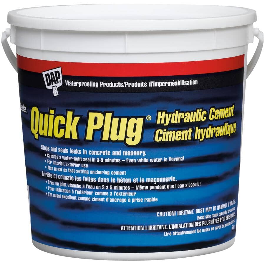 Quick Plug Product DAP 5kg Quick Plug Grey Patch Compound | Home Hardware