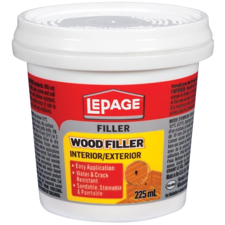 Interior & Exterior Wood Filler - 225 ml