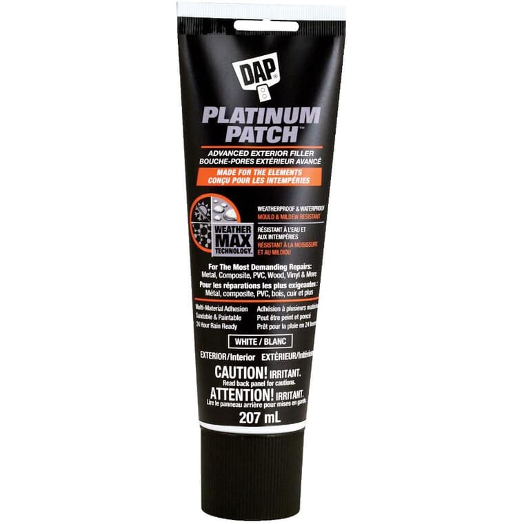 Platinum Patch Advanced Exterior Filler - White, 207 ml