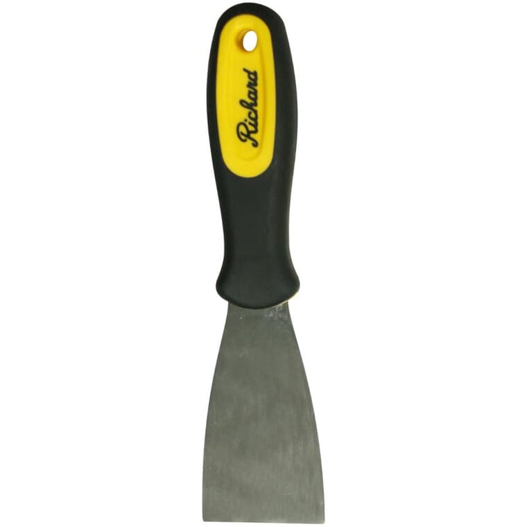 Flexible Putty Knife - with Ergonomic Grip Handle, 2"