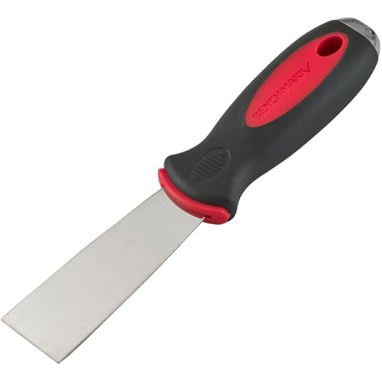Chisel Putty Knife - with Ergonomic Grip Handle, 1-1/4"