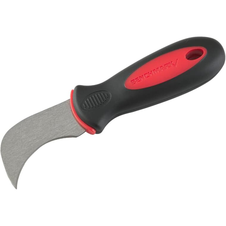 Ergonomic Grip Short Point Cutter Linoleum Knife