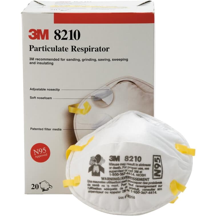 Paquet de 20 masques respirateurs filtrants pour N95
