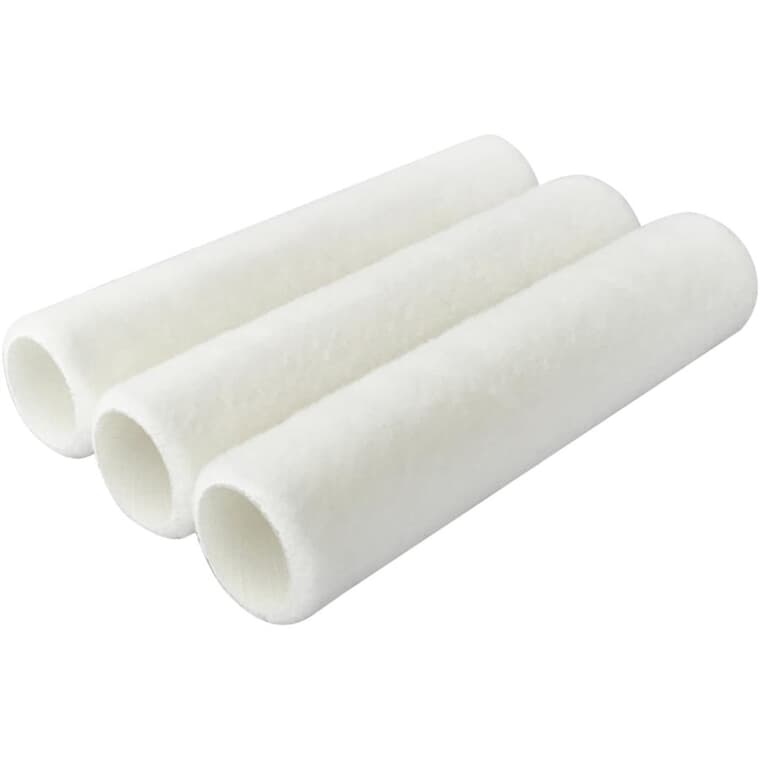 Lint Free Paint Roller Covers - 240 mm x 6 mm, 3 Pack