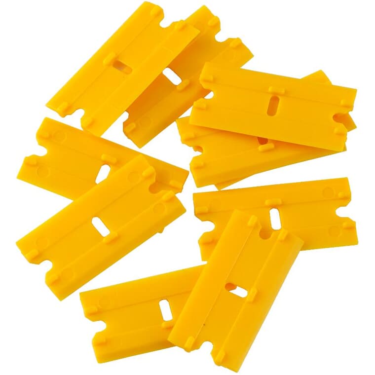 Safety Scraper Replacement Blades - Plastic, 10 Pack