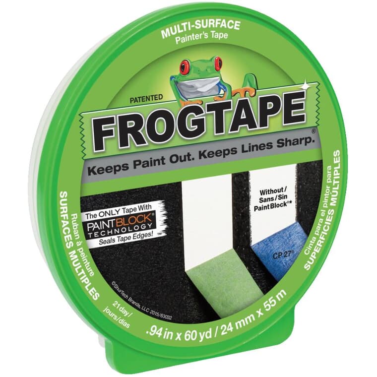 Multi-Surface Green Painter's Tape - 24 mm x 55 m