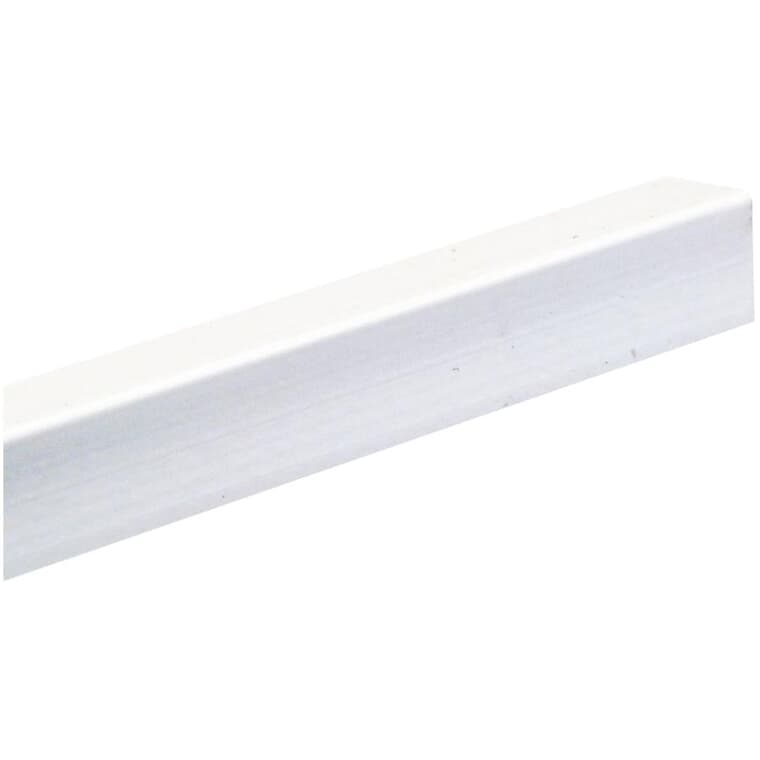 Self Stick PVC Corner Guard - White, 1/2" x 8'