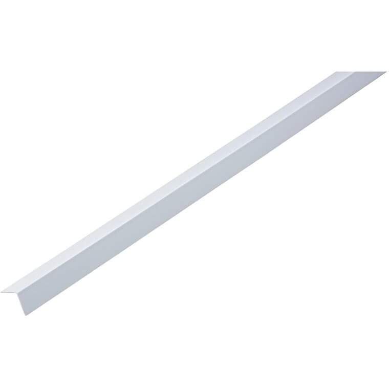 Self Stick PVC Corner Guard - White, 3/4" x 8'