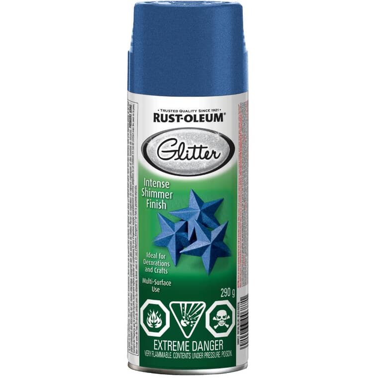 Specialty Glitter Spray Paint - Royal Blue, 290 g