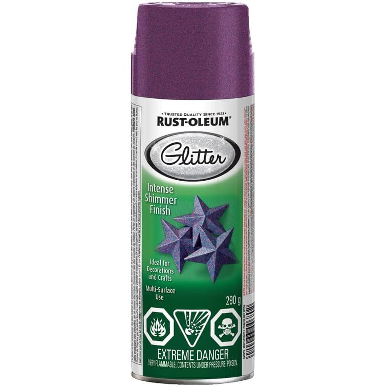 Specialty Glitter Spray Paint - Multi-Purple, 290 g