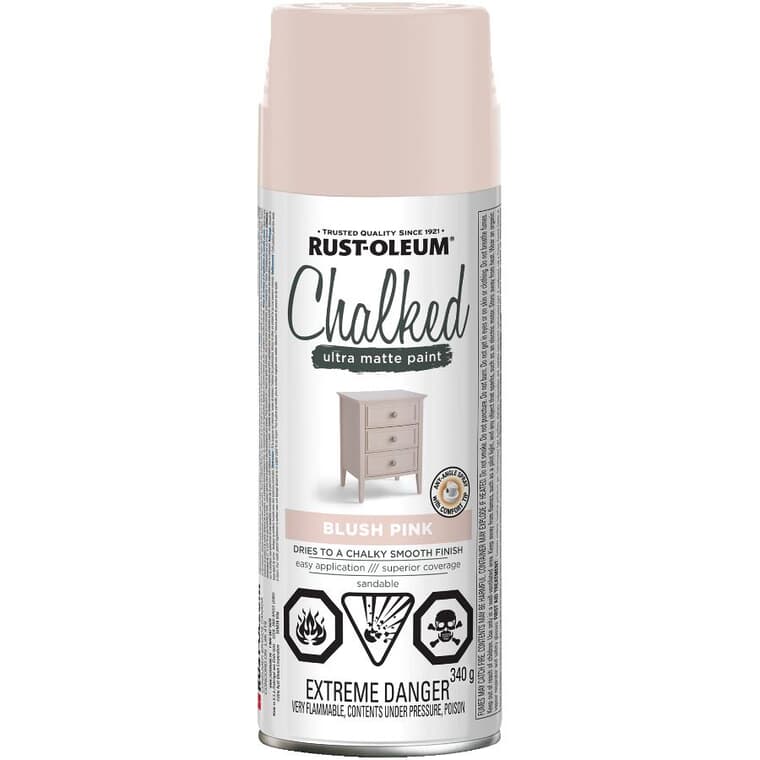 Chalked Ultra Matte Spray Paint - Blush Pink, 340 g