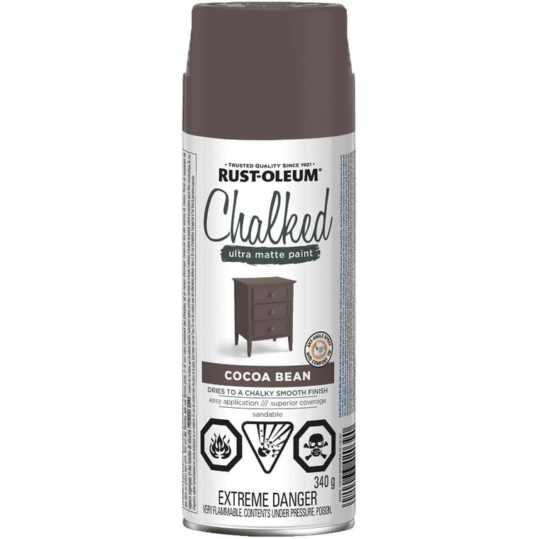 Chalked Ultra Matte Spray Paint - Cocoa Bean, 340 g