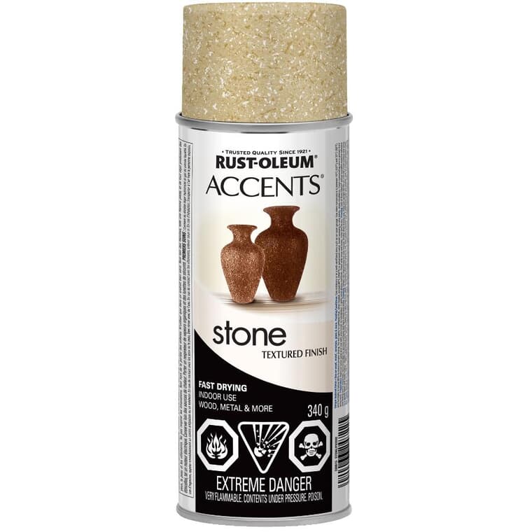 Accents Textured Spray Paint - Bleached Stone, 340 g