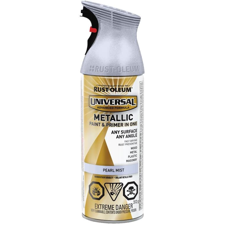 Universal Metallic Spray Paint & Primer - Pearl Mist, 312 g