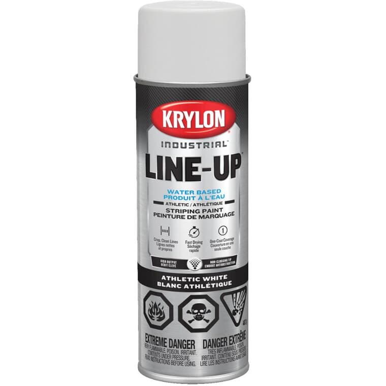 Professional Solvent-Based Striping Spray Paint - White, 510 g
