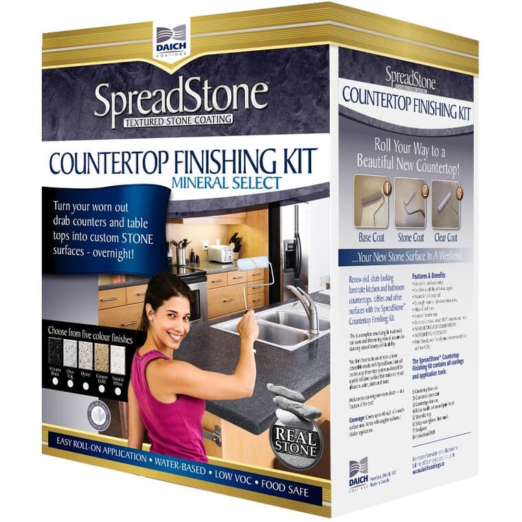SpreadStone Mineral Select Countertop Finishing Kit - Onyx Fog
