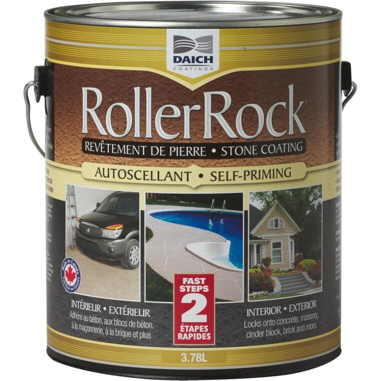 RollerRock Self Priming Stone Coating - 3.78 L