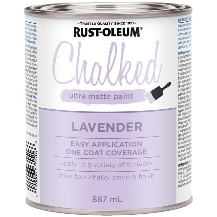 Chalked Ultra Matte Paint - Lavender, 887 ml