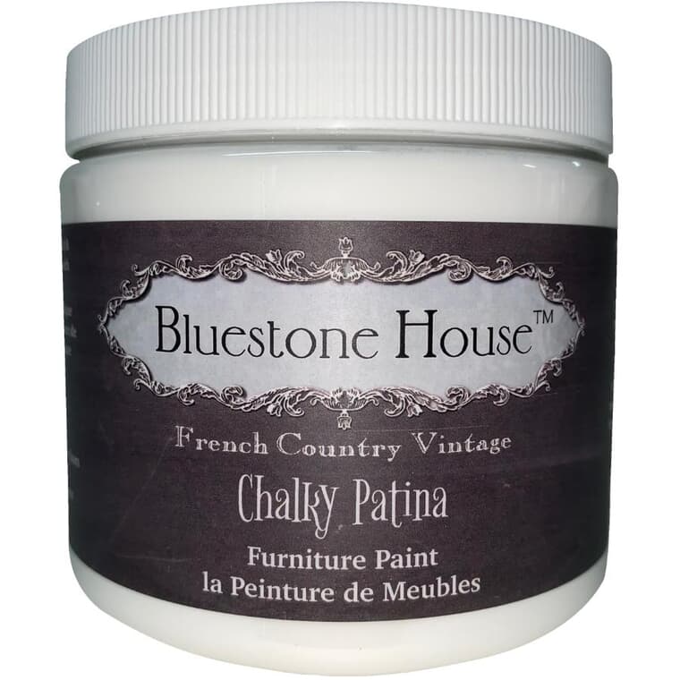 Chalky Patina Furniture Paint - Pure White, 473 ml