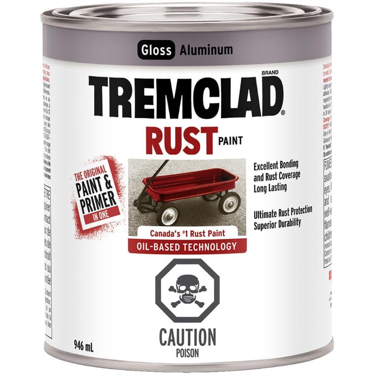 Rust Paint - Gloss Aluminum, 946 ml