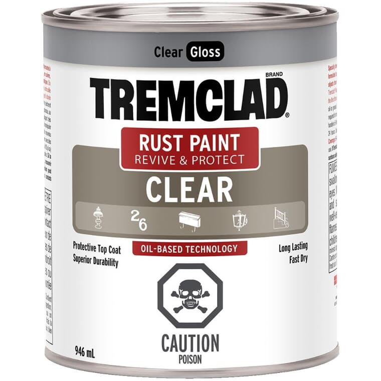 Rust Paint - Clear Gloss, 946 ml