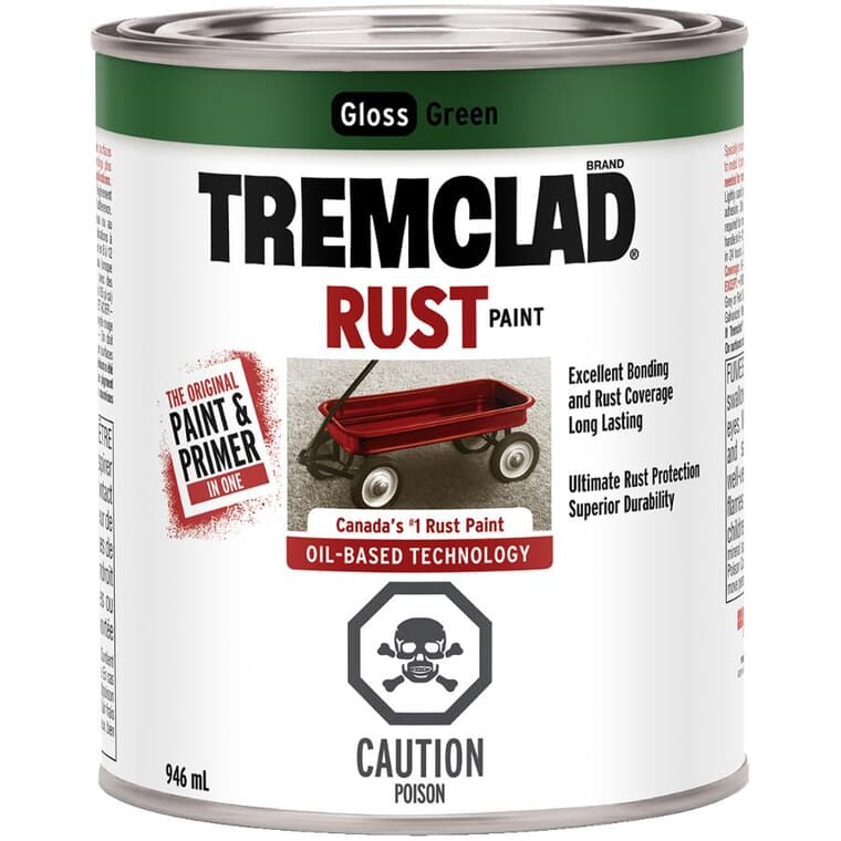 Rust Paint - Gloss Green, 946 ml