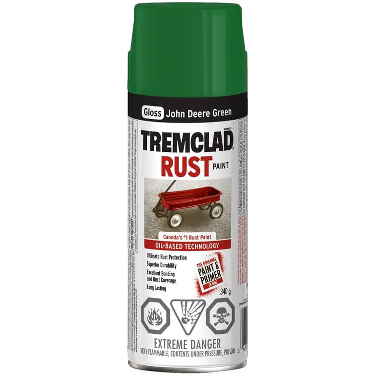 Rust Spray Paint - Gloss John Deere Green, 340 g