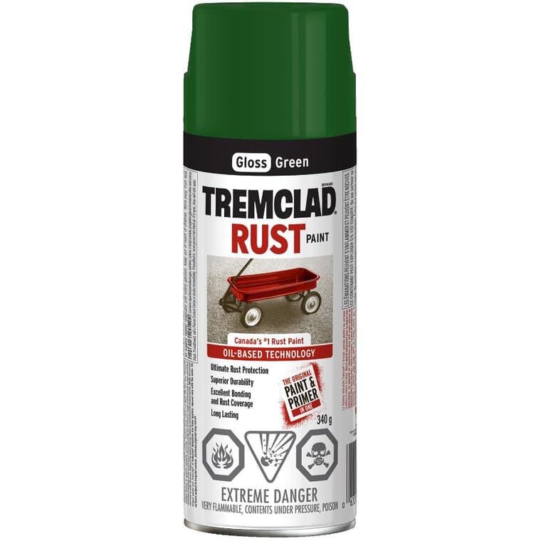 Rust Spray Paint - Gloss Green, 340 g