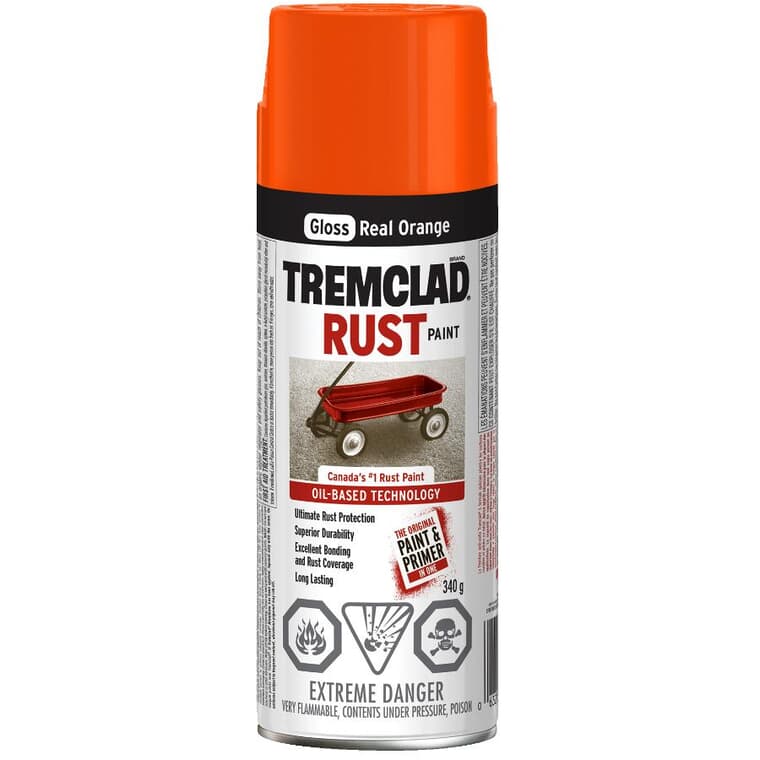 Rust Spray Paint - Gloss Real Orange, 340 g