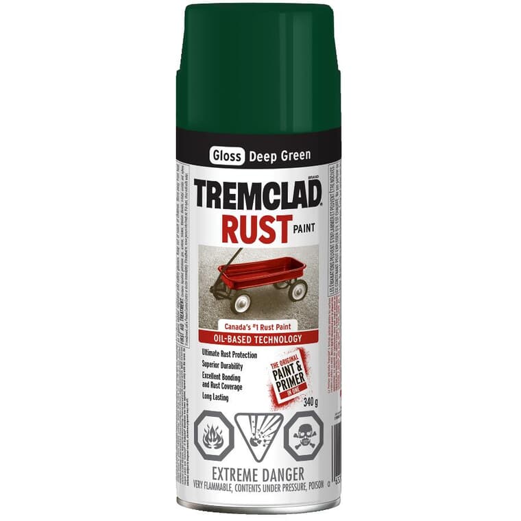 Rust Spray Paint - Gloss Deep Green, 340 g