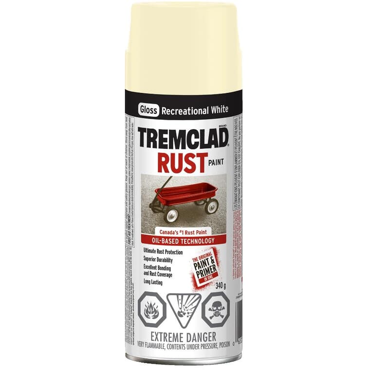 Rust Spray Paint - Gloss Recreational White, 340 g