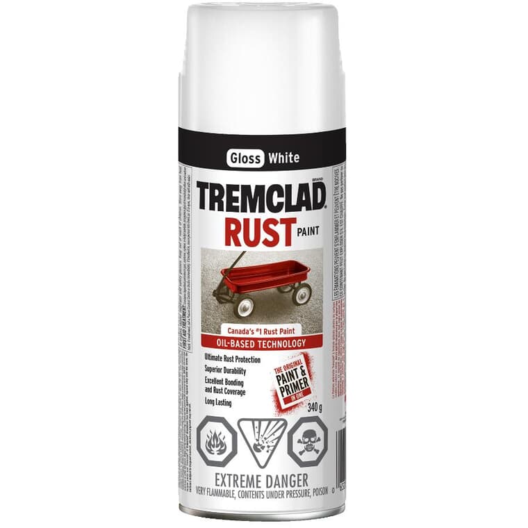 Rust Spray Paint - Gloss White, 340 g