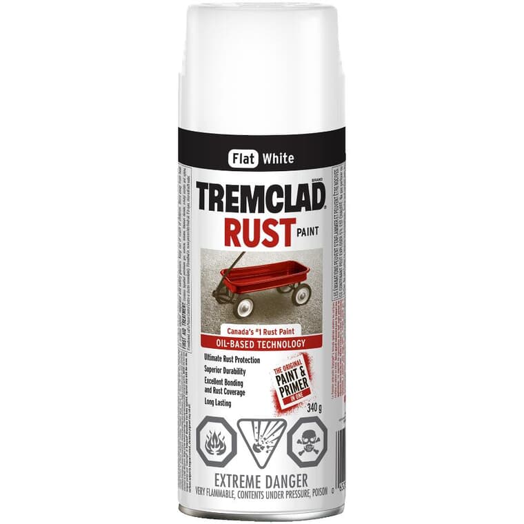 Rust Spray Paint - Flat White, 340 g