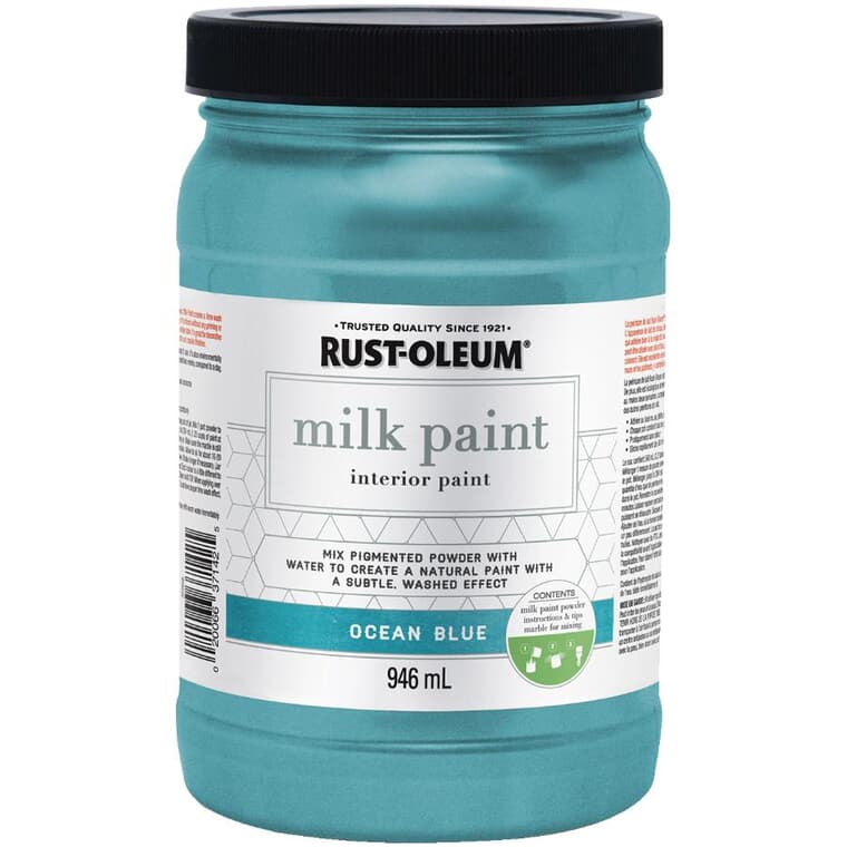 Interior Milk Paint - Ocean Blue, 946 ml