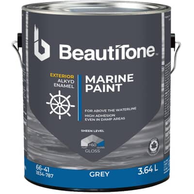 Fisherman S Paint 3 64l Grey Marine Alkyd Home Hardware - Solignum Marine Paint Colors