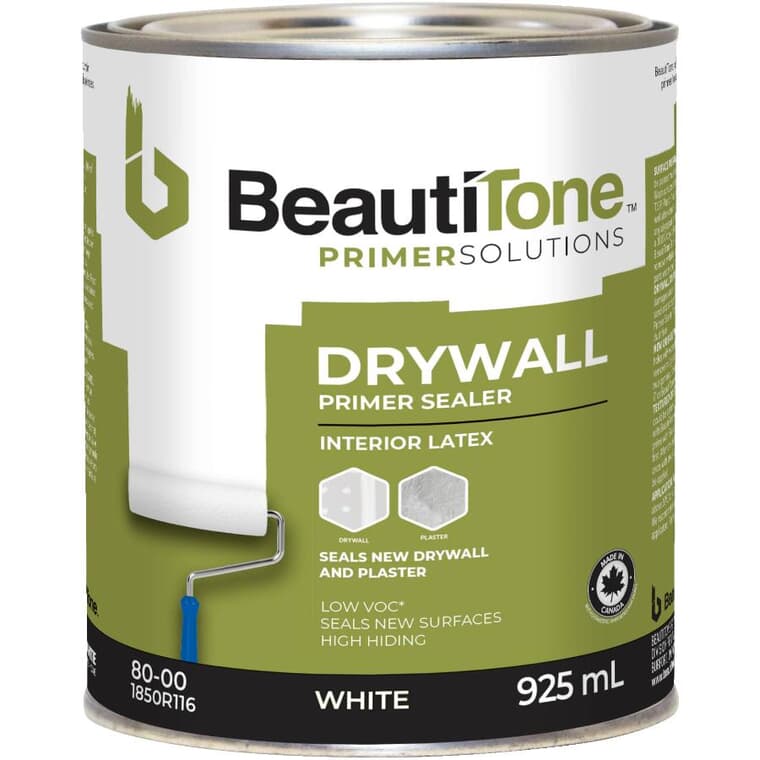 Interior Latex Drywall Primer Sealer - White, 925 ml